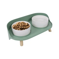 M-Pets Tempat Makan Hewan Double Raised Bowl Altitude