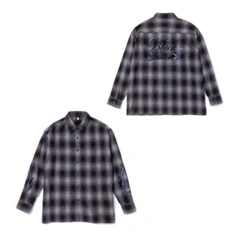 bts-ukuran-m-flannel-shirt---abu-abu