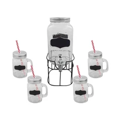 selma-set-5-pcs-metta-dispenser-minuman-&-gelas