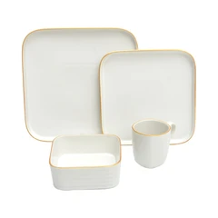 appetite-set-8-pcs-serene-perlengkapan-makan---putih/gold