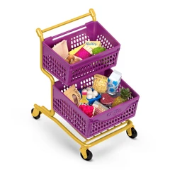 our-generation-set-deluxe-shopping-cart-dengan-groceries