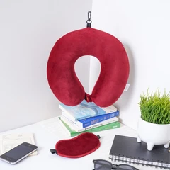 passport-bantal-leher-memory-foam-&-penutup-mata---merah