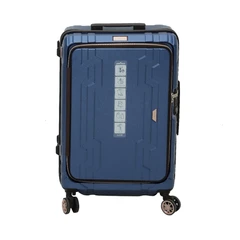 main image Legend Walker Whale Koper Pc & Abs Tsa Lock Expandable Front Open 24 Inch - Biru Navy
