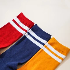 ataru-set-3-pasang-kaos-kaki-crew---navy-/-merah-/-kuning