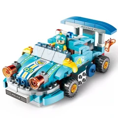 bricks-kingdom-set-182-pcs-variety-racing-police-car