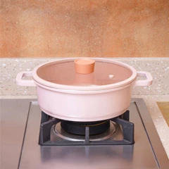 cooking-color-24-cm-yoona-panci-casserole-low---pink