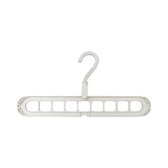 main image Ataru 33.5 Cm Hanger Baju Plastik 9 Hole Multiway Minimalist - Krem Beige