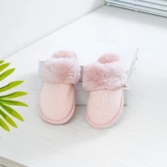 ataru-ukuran-36/37-sandal-rumah-knit-fur---pink