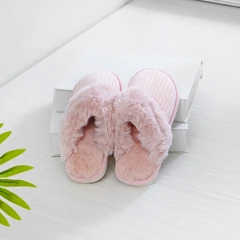 ataru-ukuran-36/37-sandal-rumah-knit-fur---pink