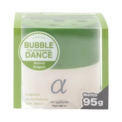 main image Flamingo Bubble Dance Pengharum Mobil Alpha-3 - Hijau