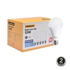 krisbow-set-6-pcs-lumi-bohlam-led-12-watt-cool-daylight---putih