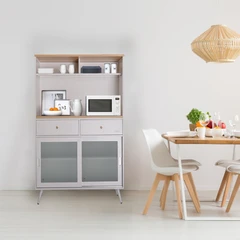 informa-lewin-kabinet-dapur-metal---putih/cokelat-oak