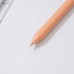 ataru-pulpen-hitam-retractable---orange-pastel