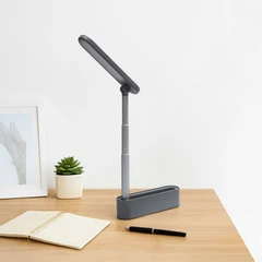 main image Ataru Lampu Meja Led Rechargeable - Abu-abu