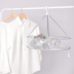 main image Stora Jemuran Baju Gantung Lipat Mesh - Putih