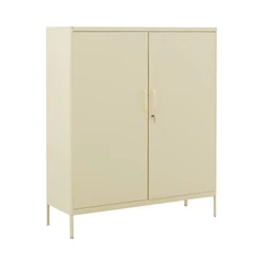 informa-lenelle-kabinet-kantor-metal-2-pintu-wide---putih-ivory