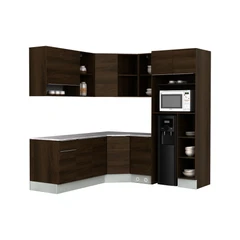 informa-prescoot-kitchen-set-sudut-l---cokelat-walnut