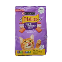 main image Friskies 1.1 Kg Makanan Kucing Kering Adult Surfin Favourites