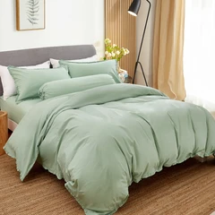 linotela-180x200-cm-set-6-pcs-seprai-king-katun-ruffle---hijau