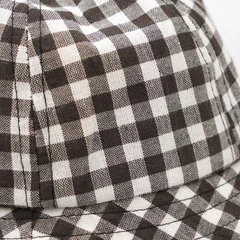 ataru-topi-anak-bucket-gingham---cokelat-tua