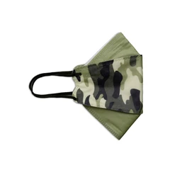 Pendopo Masker Pelindung 4 Lapis Kf94 Disposable Camo - Hijau Sage