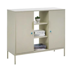 informa-lynd-credenza-kabinet-kantor-metal-2-pintu---krem-beige