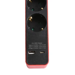 krisbow-stop-kontak-3-socket-dengan-port-usb-&-type-c---merah