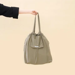 ataru-tote-bag-lipat-nylon---cokelat-khaki