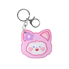 main image Ataru Gantungan Kunci Dengan Cermin Cat - Pink