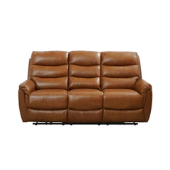 ferrara-brownsville-sofa-recliner-kulit-3-seater---cokelat