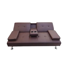 selma-geni-sofa-bed-kulit-dengan-console-a5---cokelat