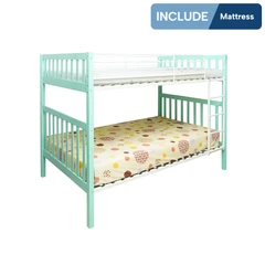 informa-120x200-cm-sevile-i-i-bunkbed-dengan-kasur---hijau