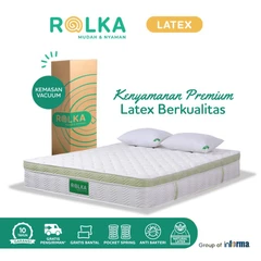 Rolka 180x200x30 cm Kasur Latex Pocket Springbed In Box