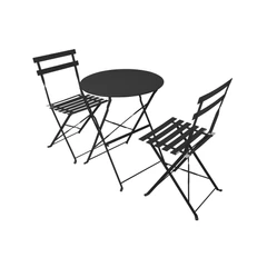 soleil-lucio-bistro-set-kursi-&-meja-teras-lipat---hitam