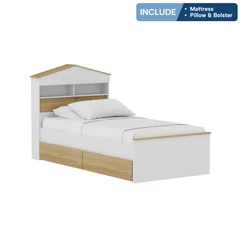 informa-100x200-cm-stanley-tempat-tidur-dengan-laci---putih