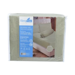 sleeplite-160x200-cm-set-5-pcs-seprai-queen-microfiber-emboss---hijau-sage