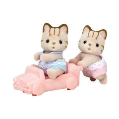 sylvanian-families-set-mainan-striped-cat-twins-esfw54290