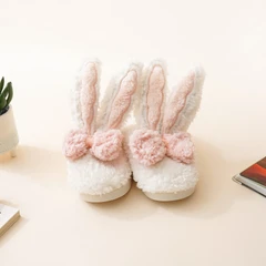 ataru-ukuran-36/37-sandal-rumah-bunny-ribbon---putih