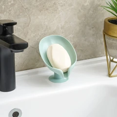 main image Ataru Tempat Sabun Batang Leaf - Biru