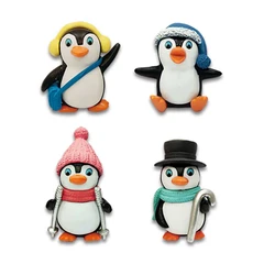 otto-klasse-set-4-pcs-ornamen-dashboard-mobil-penguin