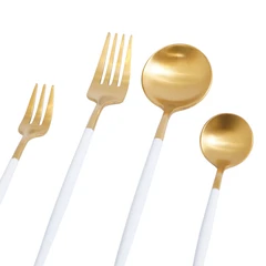 appetite-zavy-set-4-pcs-sendok-dessert---gold/putih