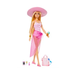 barbie-set-boneka-on-the-beach-hpl73-random