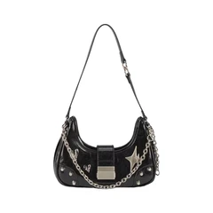 chrisbella-thys-tas-bahu-studded-baguette---hitam