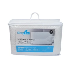 main image Sleeplite 60x40 Cm Set 2 Pcs Bantal Memory Foam - Putih