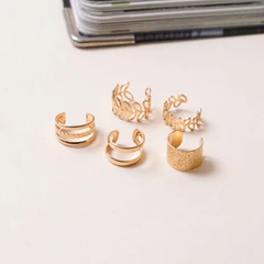 ataru-set-5-pcs-anting-jepit---gold