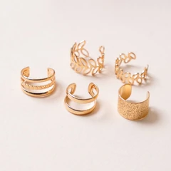 ataru-set-5-pcs-anting-jepit---gold