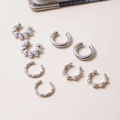 ataru-set-8-pcs-anting-jepit---silver