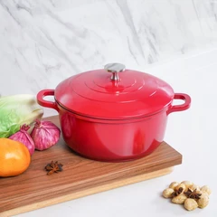 kris-20-cm-carol-panci-casserole-dengan-tutup-aluminium---merah