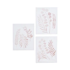 informa-set-3-pcs-hiasan-dinding-kanvas-print-leaves-x10