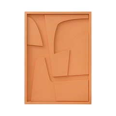 informa-50x70x2.5-cm-hiasan-dinding-3d-13---orange-terracota